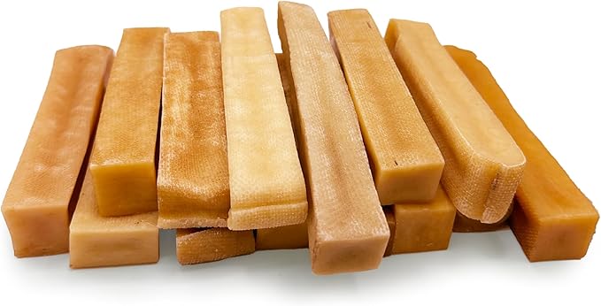 Premium Yak Cheese Dog Treats - Natural Yak Chews from Himalayan Mountains - Grain Free, Lactose Free - Easily Digestible, Promotes Oral Health (3 Lb. Bag)