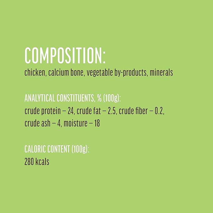Calcium Bones with Chicken (Pack of 3) – Made with Natural Chicken Meat & Ingredients - High Protein Chicken Treats for Dogs – Chicken and Calcium Bones - No Artificial Flavors & Preservatives