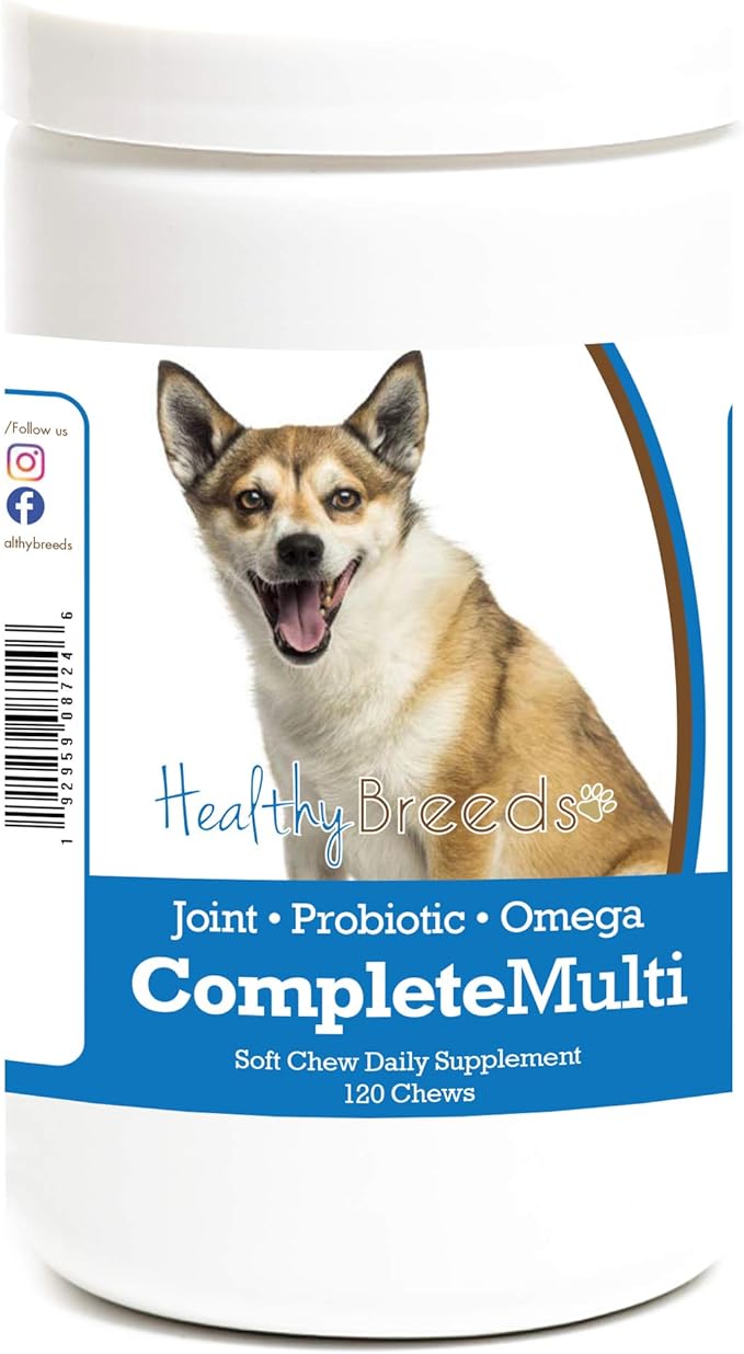 Healthy Breeds Norwegian Lundehund All in One Multivitamin Soft Chew 120 Count