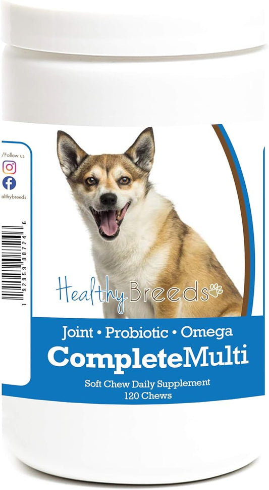 Healthy Breeds Norwegian Lundehund All in One Multivitamin Soft Chew 120 Count