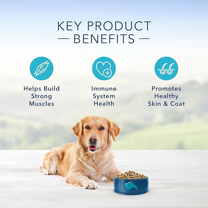 Blue Buffalo Life Protection Formula Natural Adult Dry Dog Food, Fish and Brown Rice 15-lb
