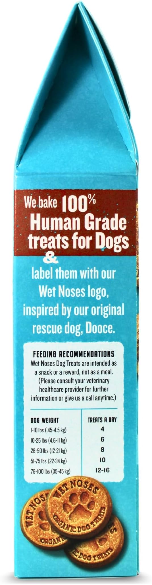 Grain-Free Organic Crunchy Dog Treats – for All Pet Sizes, Breeds – All-Natural Treat – 100% Human-Grade – Delicious Snacks for Dogs – Grain Free - Peanut Butter Molasses, 2 X 14oz Box