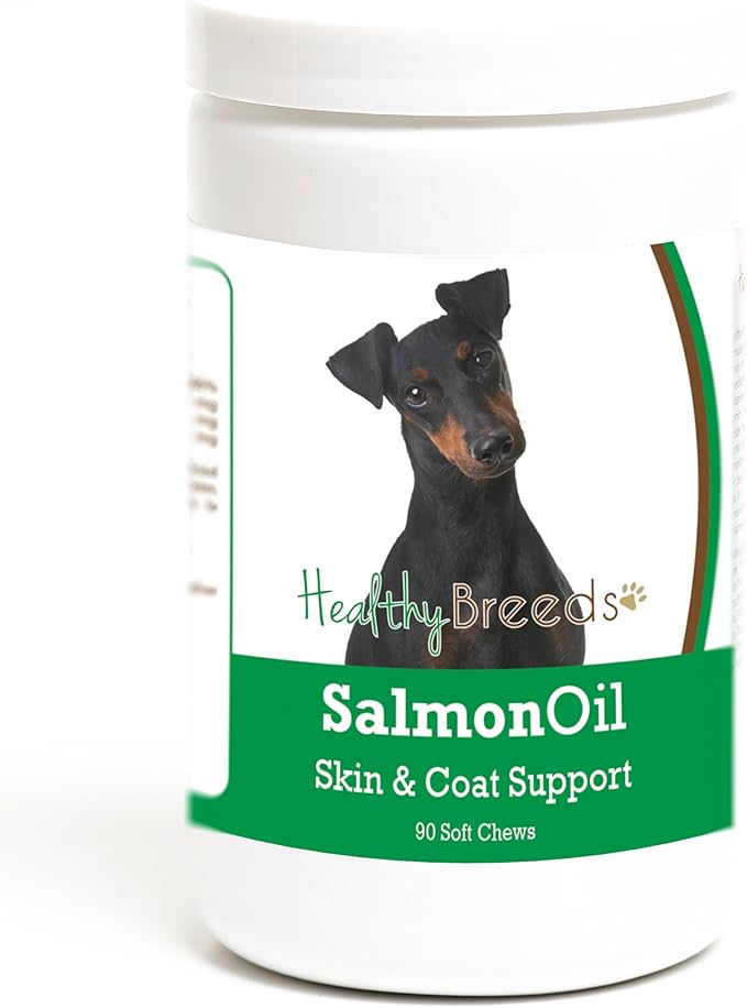 Healthy Breeds Manchester Terrier Salmon Oil Soft Chews 90 Count