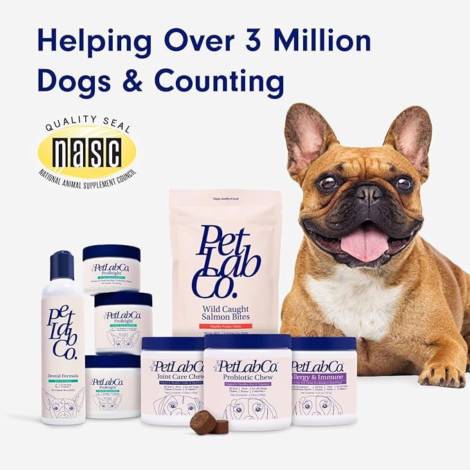 Petlab Co. Proenzyme Dental Sticks – Dog Dental Chews -Target Plaque & Tartar Build-Up at The Source - 28 Sticks