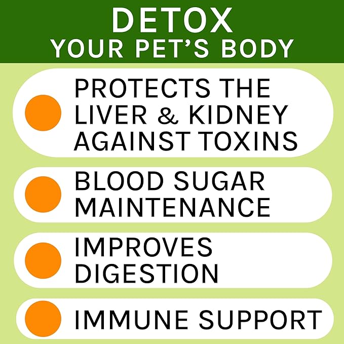 Milk Thistle for Dogs and Cats - Liver Support Supplement - Canine Hepatic Care - Cat & Dog Liver Cleanse - Liquid Milk Thistle Drops for Pets - Liver Protection & Defence - Made in USA - 2 fl oz