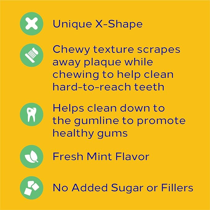 PEDIGREE DENTASTIX Dental Dog Treats for Toy/Small Dogs Fresh Flavor Dental Bones, 12.66 oz. Pack (51 Treats)