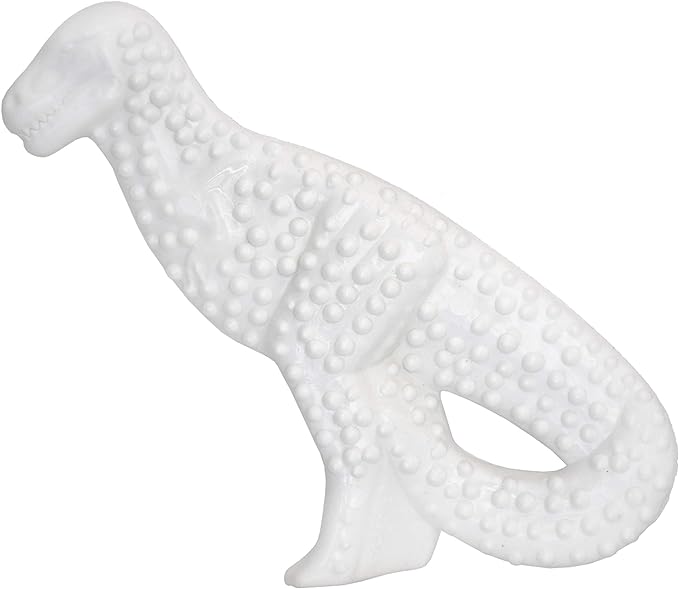 Nylabone Power Chew Dental Chew Toy Durable Dinosaur Dog Toy, Chicken Flavor, Small/Regular (1 Count)