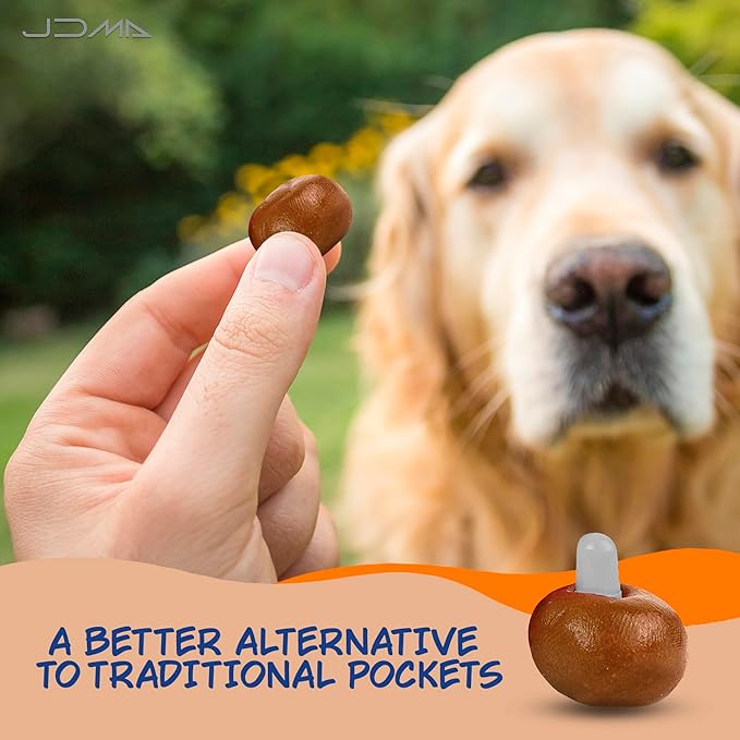 MediSnacks Pill Pouch Paste for Dogs Capsule (150 Servings) Peanut Butter Flavoured Immune and Digestive Support to Conceal Medication for Dogs Natural Soft Dog Treats 10.6oz