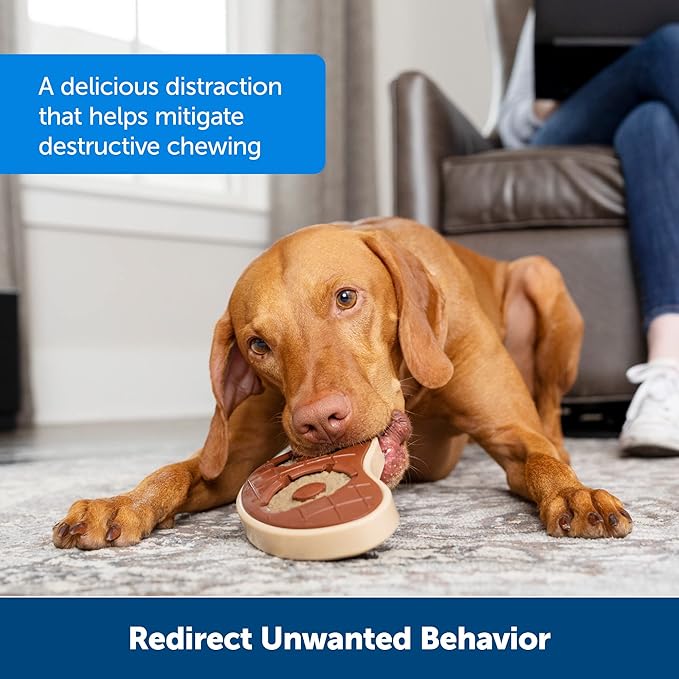 PetSafe® Natural Rawhide Treat Ring Refills, Size A, Peanut Butter Flavor, Replacement Treats Busy Buddy Treat Ring Holding Toys