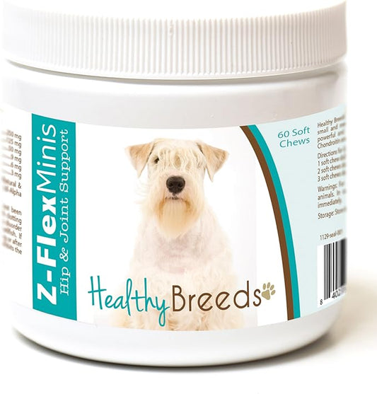 Healthy Breeds Sealyham Terrier Z-Flex Minis Hip and Joint Support Soft Chews 60 Count