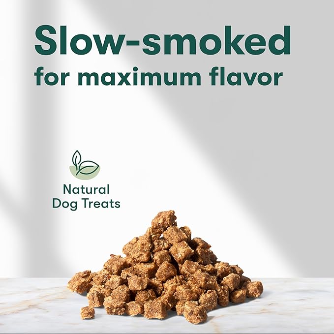 Jinx Chicken Bites Natural Soft Jerky Dog Treats - Made with Slow-Smoked Real Chicken, for Puppies, Adult, and Senior Dogs, 6-Pack, 5 oz. Bag Value Pack