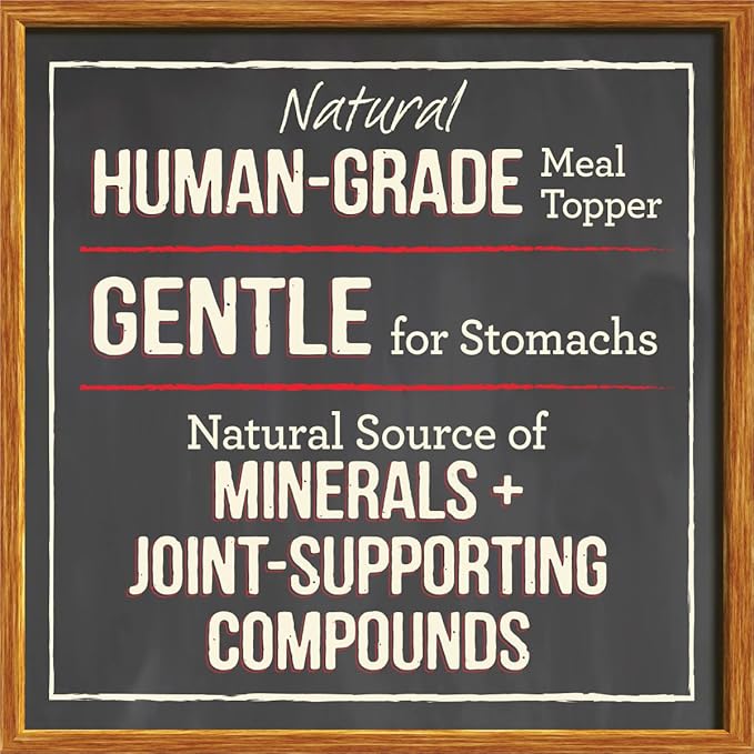 Merrick Grain Free Bone Broth, Premium Human Grade And Gluten Free Dog And Cat Food Topper Pouches, Turkey - 7 oz. Pouch