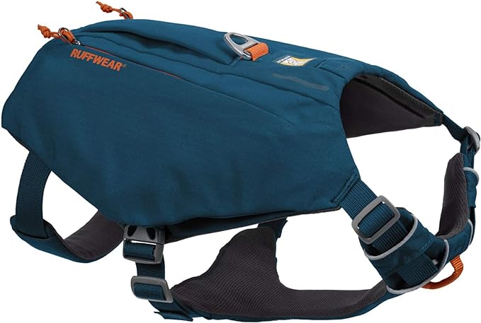 Ruffwear, Switchbak Dog Harness, Pack & Harness Hybrid for Day Trips & Everyday Use, Blue Moon, X-Small