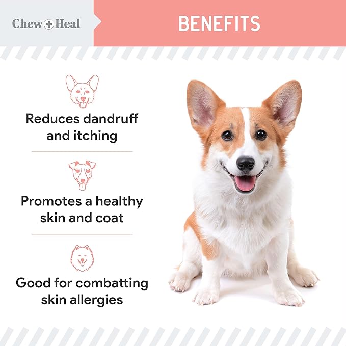 Pure Wild Alaskan Salmon Oil for Dogs - 16 oz. - Pump Cap Bottle - Contains Omega-3 and 6, Vitamin D, EPA, and DHA for Healthy Skin and Coat - Toxin Free