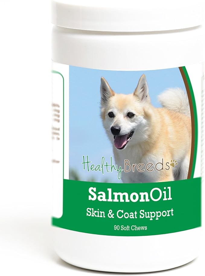 Healthy Breeds Norwegian Buhund Salmon Oil Soft Chews 90 Count