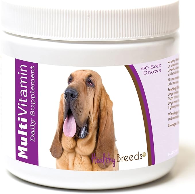 Healthy Breeds Bloodhound Multi-Vitamin Soft Chews 60 Count