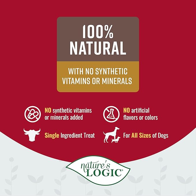 Nature's Logic Beef Jerky Canine Treat, 1 lb., 1 Pack