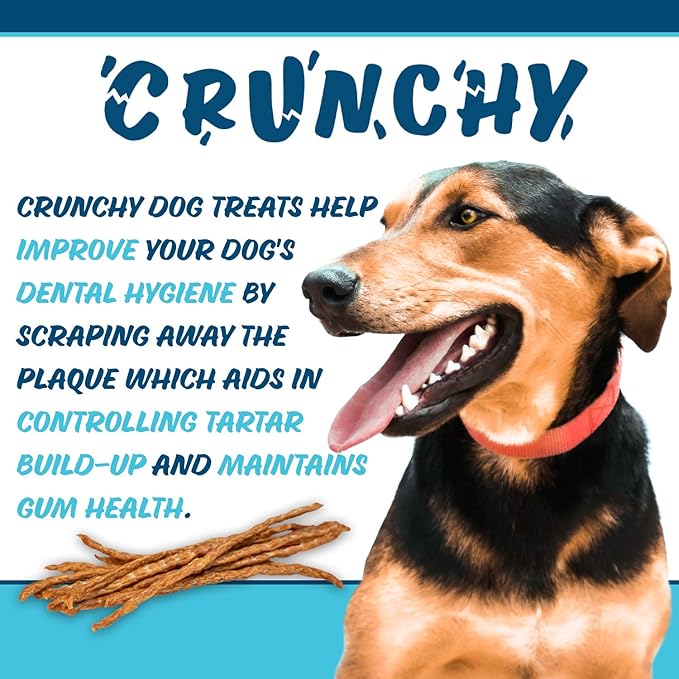 Chicken Jerky Sticks Crunchy Dog Treats Made in The USA Single Ingredient for Small to Large Dogs 75 Count 8oz