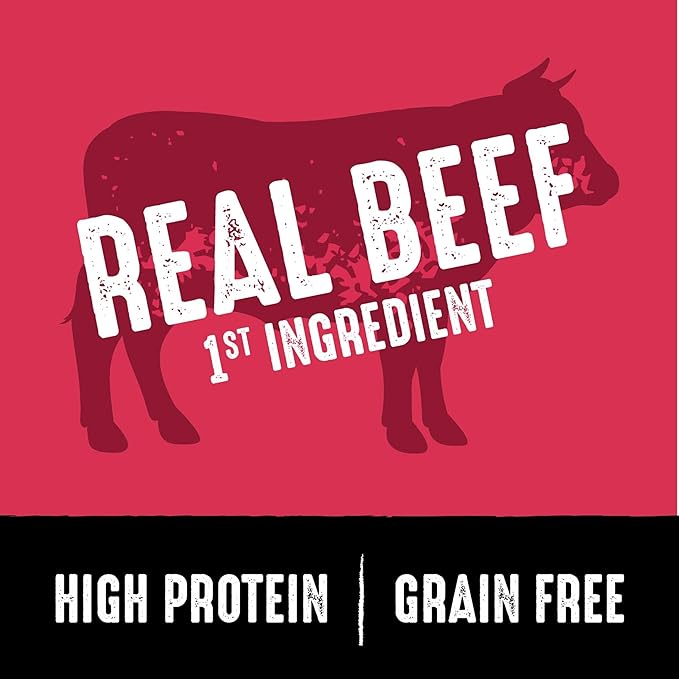CRAVE Grain Free High Protein Adult Dry Dog Food, Beef, 12 lb. Bag