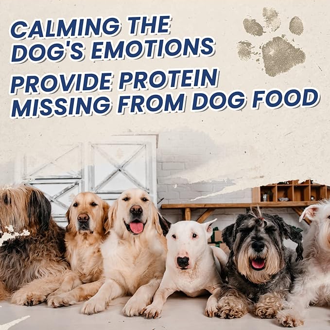 Dog Treats Training Rewards, Beef Cod Cubes, 1% Taurine Added, 12.5oz(355g), Rawhide Free, Grain Free, Low Fat Dog Training Rewards and Snacks, No Additives