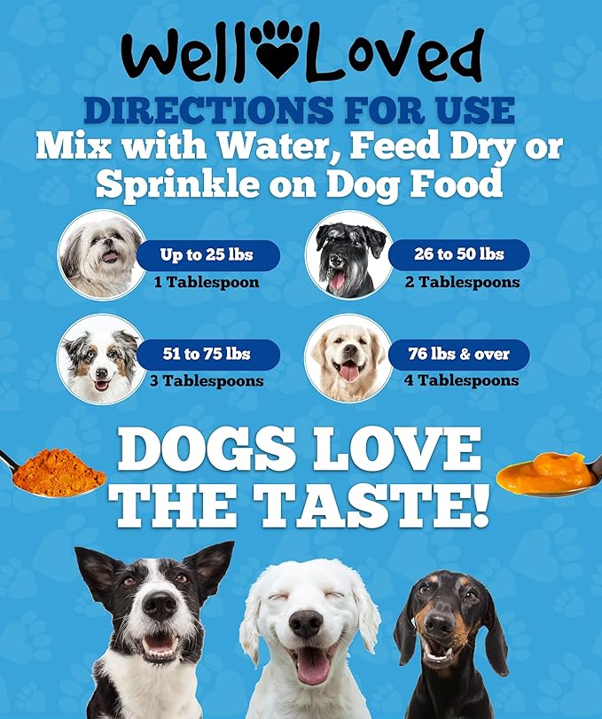 Pumpkin for Dogs - Pumpkin Puree, Canned Pumpkin (Alternative), Fiber for Dogs, Probiotic Powder, Pumpkin Powder, Dog Diarrhea, Digestive Support, Perfect for Firm Poops and No Scoots, 6 oz