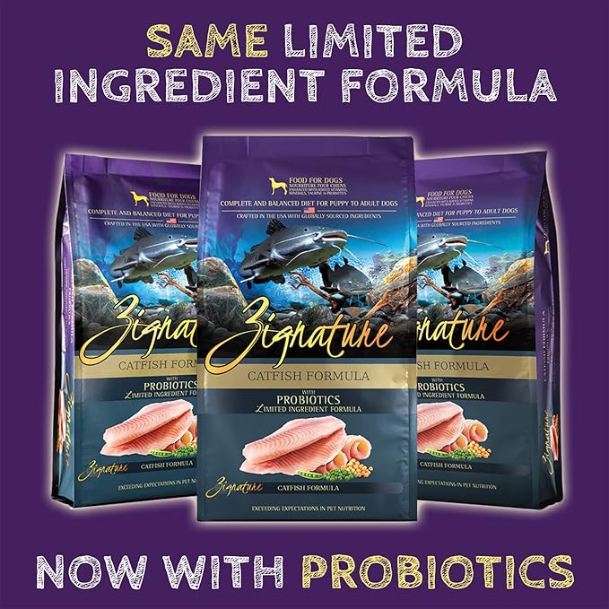 Zignature Catfish Limited Ingredient Formula Formula Dry Dog Food 4lb