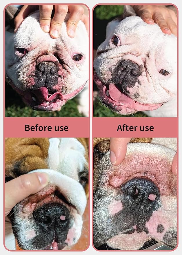 Wrinkle Wipes + Wrinkle Balm for Dogs | Bulldog, French Bulldog, Pug, English Bulldog | Cleans & Soothes Wrinkles, Folds, Tear Stain, Tail Pockets & Paws