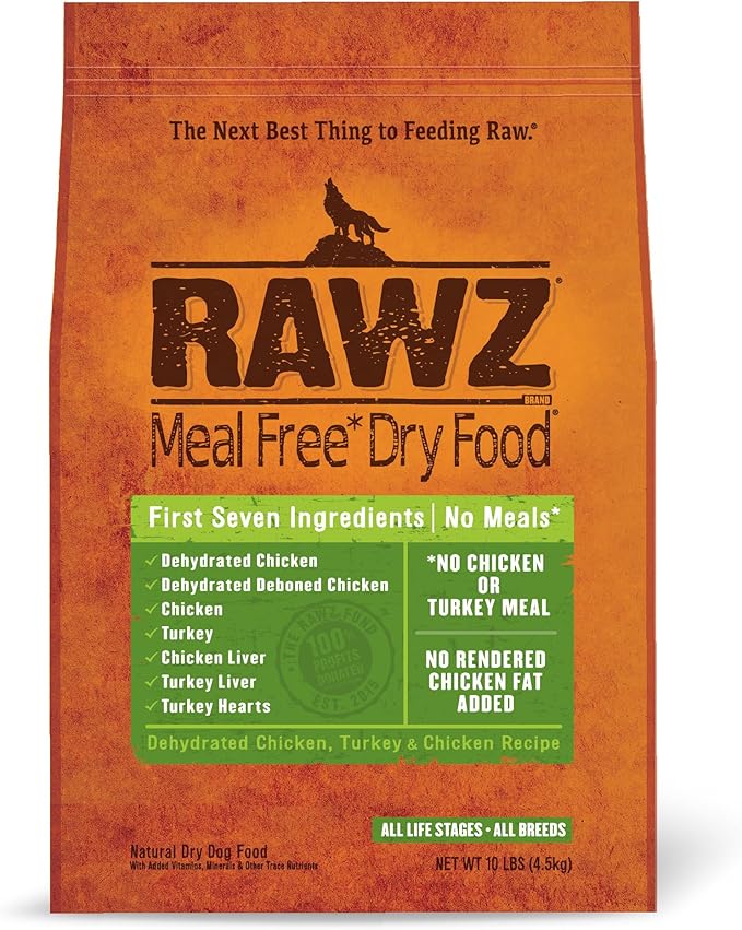 Rawz Meal Free Dry Dog Food (10 lb, Chicken & Turkey)