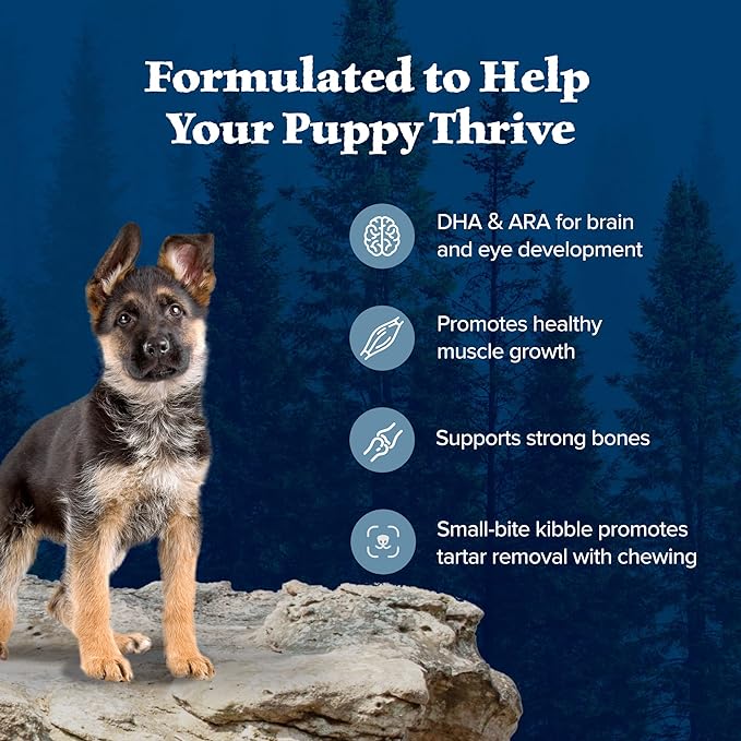 Blue Buffalo Wilderness Puppy High-Protein Dry Dog Food with Real Chicken, Grain-Free, Made in the USA with Natural Ingredients, Chicken, 24-lb. Bag