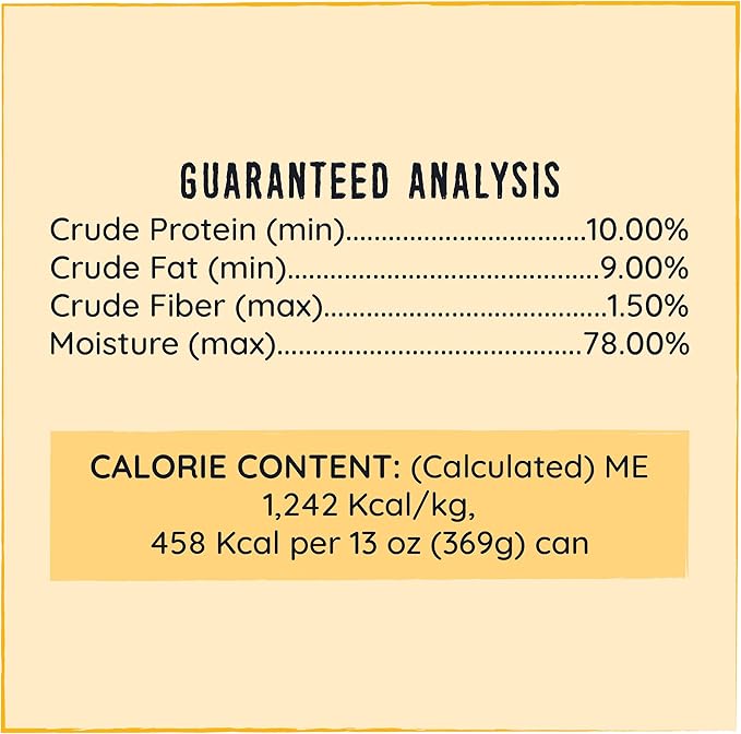 Hound & Gatos Wet Dog Food, 98% Chicken & Liver, case of 12, 13 oz cans