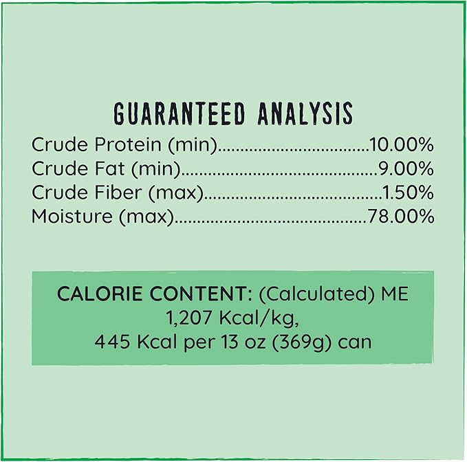 HOUND & GATOS Wet Dog Food, 98% Duck & Liver, case of 12, 13 oz cans, Natural