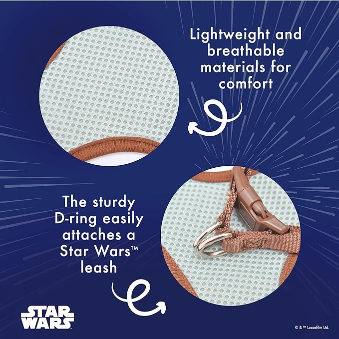 STAR WARS for Pets The Mandalorian: The Child Dog Harness Small (S) | Small The Mandalorian Grogu Harness for Dogs Pet Harness, Harness for Small Dogs