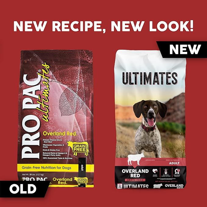 Earthborn Holistic Ultimates Overland Red with Beef Grain-Free Dry Dog Food