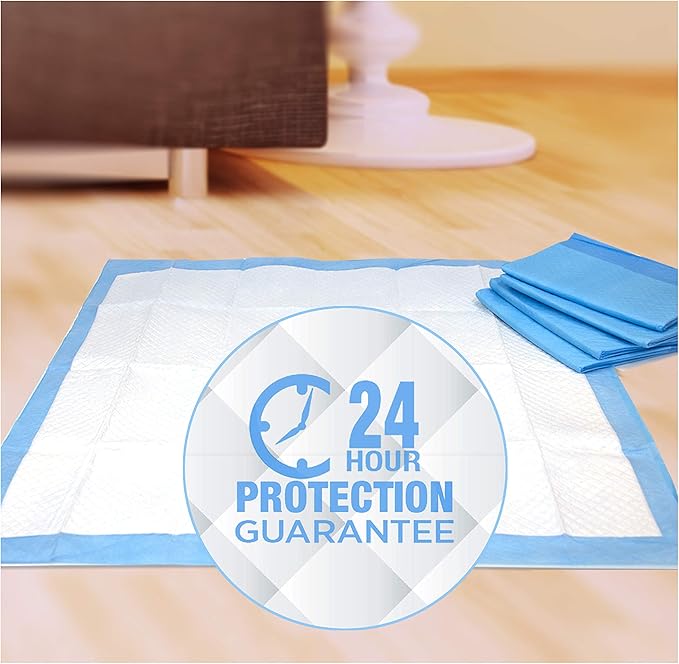 Four Paws Wee-Wee Superior Performance Pee Pads for Dogs of All Sizes, Leak-Proof Floor Protection Dog & Puppy Quilted Potty Training Pads, Unscented, 22" x 23" (14 Count)