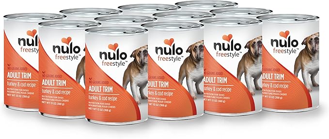 Nulo Freestyle All Breed Adult Wet Canned Dog Food, Premium All Natural Grain-Free, High Animal-Based Protein 13 Ounce (Pack of 12)