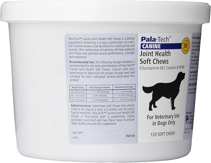 Pala-Tech 120-Count Canine Joint Soft Chews