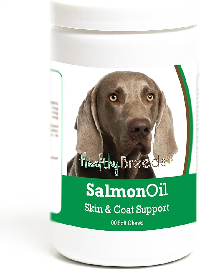 Healthy Breeds Weimaraner Salmon Oil Soft Chews 90 Count