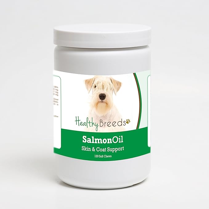 Healthy Breeds Sealyham Terrier Salmon Oil Soft Chews 120 Count