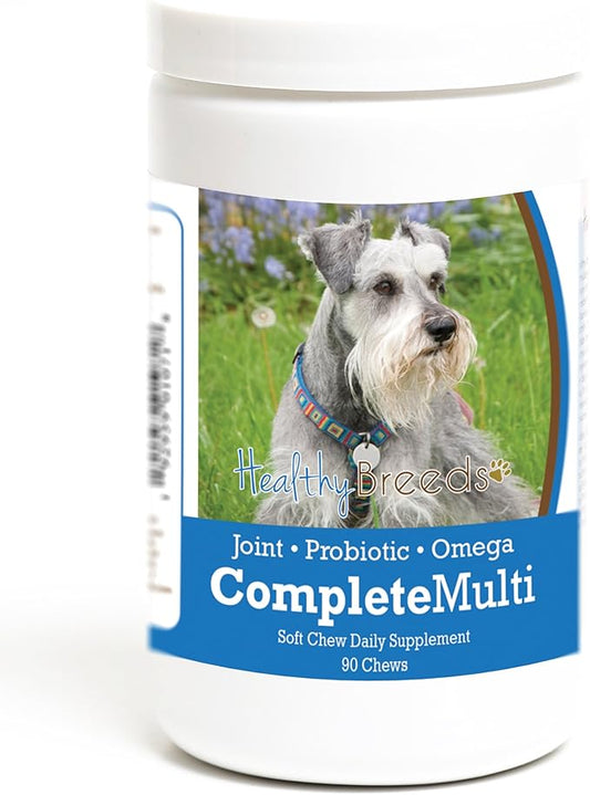 Healthy Breeds Miniature Schnauzer All in One Multivitamin Soft Chew 90 Count