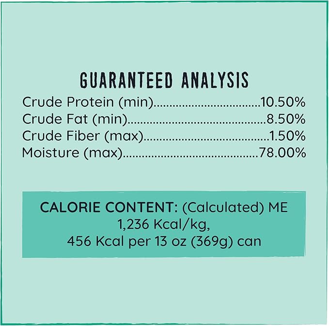 Hound & Gatos Wet Dog Food, 98% Gamebird Poultry, case of 12, 13 oz cans