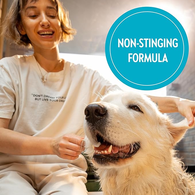 Ear Care Pro Solution for Dogs | Effective Antiseptic Ear Care Solution (8oz) for Pets | Non-Stinging, Alcohol-Free Formula to Remove Dirt and Build-Up | Promotes Clean and Healthy Ears