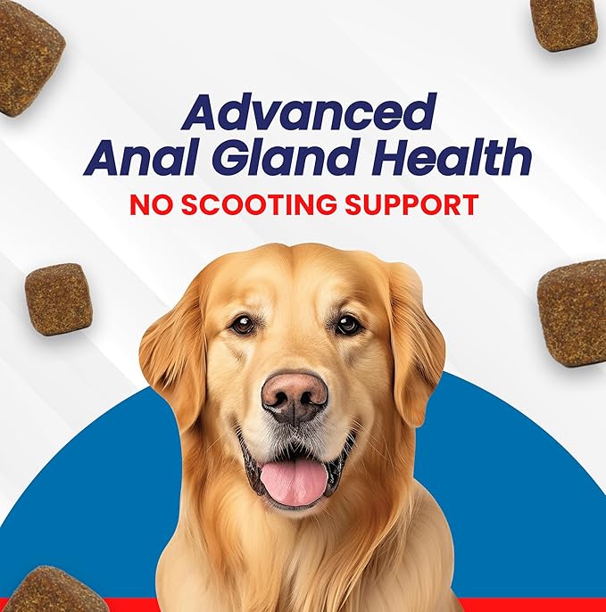 Digestive Probiotic for Gut and Sac Gland Health for Dog Bowel Movement Relief Soft Fiber Chews developed to support The digestive system and Sac gland function for normal bowel movement