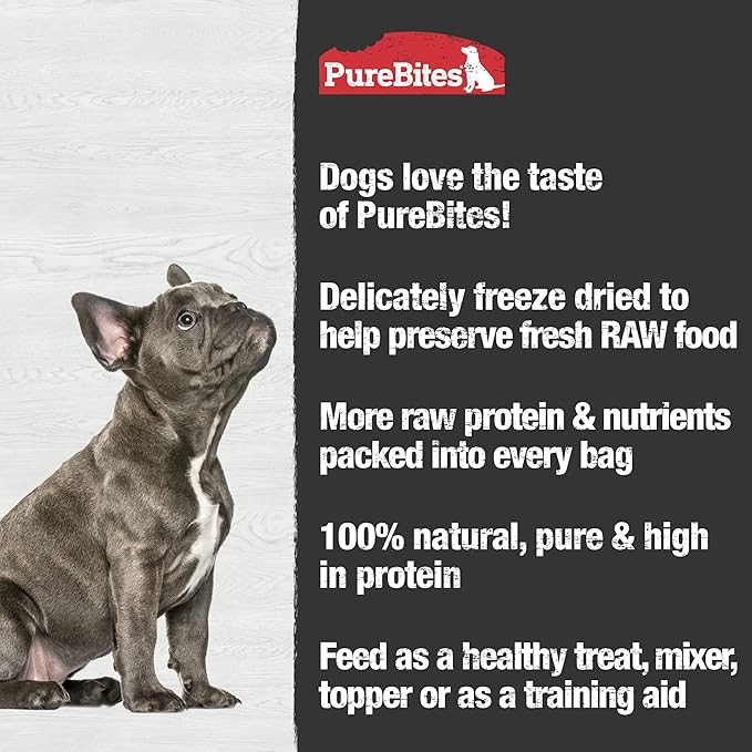PureBites Freeze Dried RAW Chicken Breast Treats for Dogs, 8.6oz