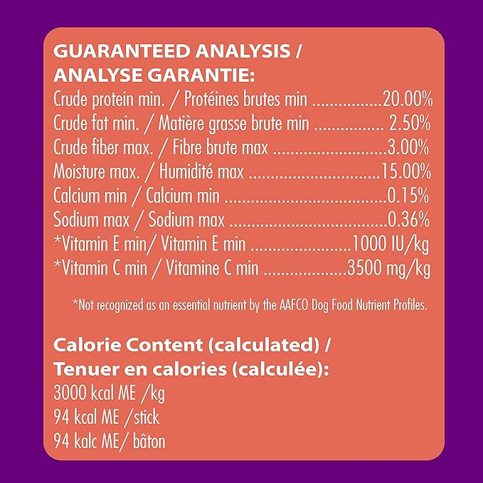 Get Naked Super Antioxidant Dental Chew Sticks For Dogs, Large/6.6-Ounce, 6 Sticks/Pack