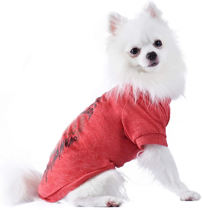 Star Wars for Pets Red Chewbacca Growl Dog Tee | Dog Shirt for Large Dogs | Size X-Large | Soft, Cute, and Comfortable Dog Clothing and Apparel, Cute Dog Clothes