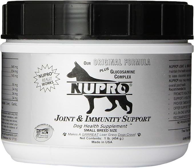 Nupro Joint and Immunity Support for Dogs, 1-Pound (Small Breed Size)