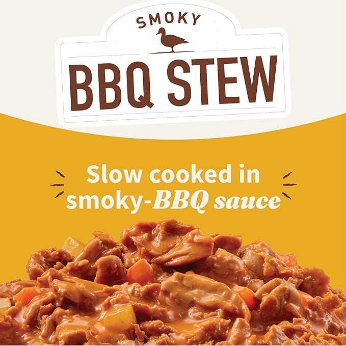 Halo Elevate Wet Dog Food, Grain Free, Smoky BBQ Glazed Chicken Stew with White Potatoes & Carrots, 12.7oz (Pack of 6)
