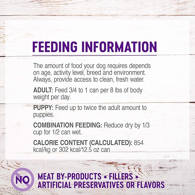 Wellness Complete Health Thick & Chunky Natural Canned Wet Dog Food, Turkey Stew, 12.5-Ounce Can (Pack of 12)