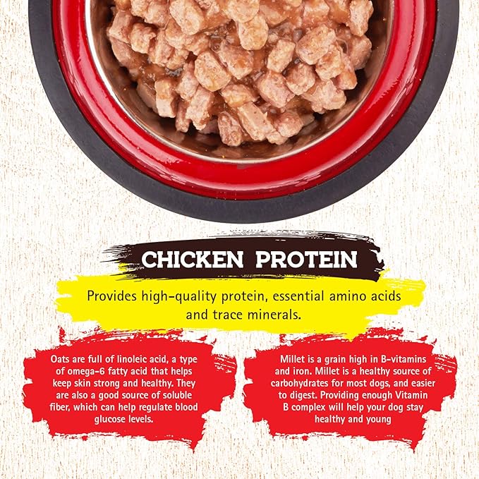 Inception® Wet Dog Food Chicken Recipe – Complete and Balanced Dog Food – Meat First Legume Free Wet Dog Food – 12/13oz case