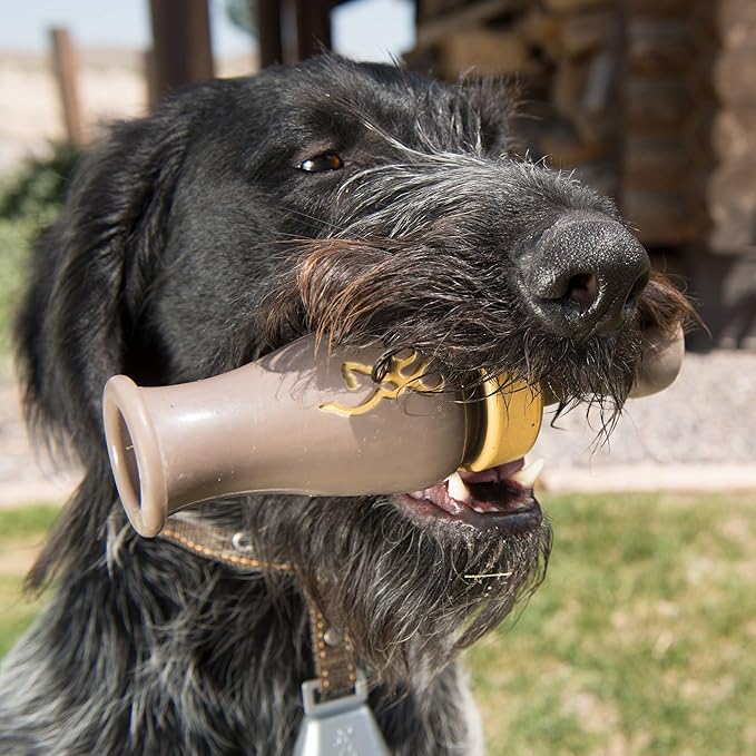 Browning Pet Toys, Durable Dog Toys for Tug and Fetch, Duck Call Rubber Squeaker Toy
